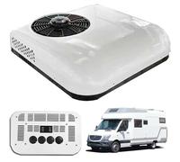 Aire Acondicionado para Vehículos Recreativos, Camiones, Autobuses, Caravanas y Vehículos Agrícolas, 12V/24V DC, Enfriamiento Rápido y Potente, Compresor Scroll Eléctrico