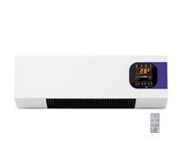 Aire Acondicionado Pared, 1500W Aire Acondicionado, A-ire Acondicionados Pequeño Con Función Temperatura Y Calefacción, Min-i Calefactor Pareds Ajuste Temperatura Multivelocidad