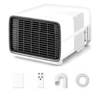 Aire Acondicionado Personal de 280W, Mini Unidad de Aire Acondicionado Portátil con Compresor para Mosquitera, Cubículo y Espacios Reducidos, Bajo Consumo y Deshumidificación Independiente