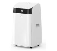 Aire acondicionado portátil, 10000 BTU, aire acondicionado portátil con manguera de escape, 4 en 1, aire acondicionado portátil silencioso < 52 dB+ mando a distancia, kit de instalación de ventanas