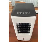 Aire Acondicionado Portátil, 3 en 1 Refrigerador de Aire Evaporativo, Oscillación, Temporizador 1-7H, Mando a Distancia, 3 Velocidades, 3 Neveras, Potencia 60W, 5,5 L y Ruedas Universales
