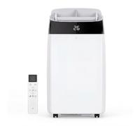 Aire Acondicionado Portátil 3-En-1 y Deshumidificador 12000 BTU - Temporizador De 24 Horas y 2 Velocidades De Ventilador, Pantalla Digital Dual, Bajo Consumo, Bajo Ruido,