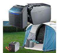 Aire Acondicionado portátil 4 en 1 con deshumidificador, Modo Ventilador, Control Remoto, Modo de suspensión, Compatible con energía Solar, Adecuado para refrigeración y disipación de Calor,