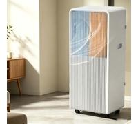 Aire acondicionado portátil 4 en 1, inversor de enfriamiento/calor/deshumidificación/ventilación, control inteligente, filtro de polvo, ruedas de 360° para el hogar, dormitorio, cocina, ático