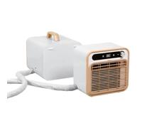 Aire acondicionado portátil 5000 BTU,modelo split silencioso,enfriador aire inteligente con opciones manguera with 1m/1.5m/2m Hose Options, 12-Hour Timer for the Office Connecting Pipe1.5m