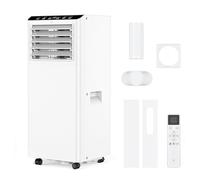 Aire acondicionado portátil 7000 BTU 2,0 kW(con mando a distancia), bajo consumo energético, pantalla LED, 4 modos, 2 velocidades de ventilador, 20 m², temporizador de 24 horas