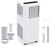 Aire Acondicionado Portátil 7000 BTU 3 En 1, Refrigeración Rápida, Deshumidificador 36L/Día, Ventilador 2 Velocidades, Silencioso, Pantalla Digital, Mando a Distancia, Temporizador 24H