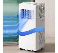 Aire Acondicionado Portátil 7000 BTU, Enfría hasta 27 m², Unidad AC con Mando a Distancia, Enfriador y Deshumidificador y Ventilador, Temporizador 24H, Oscilaci, Style 2, Remote Control Model
