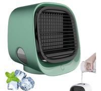 Aire Acondicionado Portátil, Aire Acondicionado Airabreeze, 3 Configuraciones De Velocidad, Enfriamiento Instantáneo En 90 Segundos, Funcionamiento Silencioso, Mini Aire Acondicionado Eficiente green
