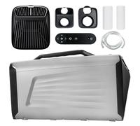 Aire Acondicionado Portatil, Aire Acondicionado Camping, Con Controlador, Tres Velocidades De Viento Ajustables, Deshumidificación Sin Drenaje, Apto Para Camping Y Tiendas De Campaña,IOG-1-Silver