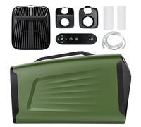Aire Acondicionado Portatil, Aire Acondicionado Camping, Con Controlador, Tres Velocidades De Viento Ajustables, Deshumidificación Sin Drenaje, Apto Para Camping Y Tiendas De Campaña,IOG-1+-Green