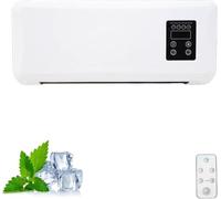 Aire Acondicionado Portátil, Aire Acondicionado De Pared, 2 En 1 Con Calefacción Y Refrigeración, Aire Acondicionado Sin Unidad Exterior, Mini Refrigerador De Pared De 2000 W Con Control Remoto.