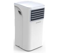 Ariston, Mobis 8 - Pinguino Aire Acondicionado Portátil Silencioso con Temporizador y Mando a Distancia, Climatizador 24x69x2.5 Blanco, Fabricado para Instalación en España, Eficiencia A Rango(A+++/D)