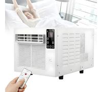 Aire Acondicionado Portatil Bajo Consumo Climatizador Frio Humidificador Portatil Compacto Silencioso para Espacios de 5-8 M² Enfriador de Aire Pequeño AC Sin Unidad Exterior