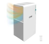 Cecotec Aire Acondicionado Portátil con Mando y Bomba de Calor ForceClima 9450 Style Heating, 9000 BTU, Táctil, Pantalla LED, 5 Modos, 2 Velocidades, Deshumidificador, Temporizador, 16 m², White