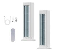 Aire Acondicionado Portátil Breeza Max Ac Breezamax, Enfriador De Aire Qinux Breez Max 2025 Nuevo, Combate El Calor Y La Humedad Abrasadores Al Instante, Pequeño, Compacto(2pcs White)