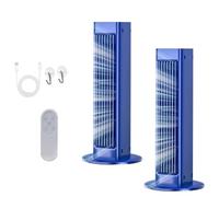 Aire Acondicionado Portátil Breeza Max Ac Breezamax, Enfriador De Aire Qinux Breez Max 2025 Nuevo, Combate El Calor Y La Humedad Abrasadores Al Instante, Pequeño, Compacto(2pcs Blue)