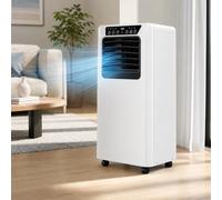 Aire Acondicionado Portátil, Climatizador con Compresor 3 en 1 y Modos de Refrigeración, Deshumidificación y Ventilación, Mando a Distancia, 3 Velocidades y Temporizador de 24 Horas 9000BTU