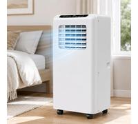 Aire Acondicionado Portátil, Climatizador con Compresor y Modos de Refrigeración, Deshumidificación y Ventilación, 3 Velocidades, Temperatura Ajustable de 16 a 30 °C 5000BTU
