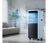 Aire Acondicionado Portátil con Mando a Distancia Climatizador 3 en 1 Frío, Ventilación y Deshumidificador, Modo Reposo, Temporizador 12H, con tubo de escape Kit de instalación, 12000BTU