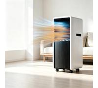 Aire Acondicionado Portátil con Mando a Distancia Climatizador 4 en 1 Frío, Ventilación y Deshumidificador, Modo Reposo, Temporizador 12H, con tubo de escape Kit de instalación, Hot & Cold 12000BTU