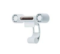 Aire Acondicionado Portátil con Ventilador de Carga y Luz LED, Silencioso y Luminoso, con Pantalla Colgante de Cuatro Velocidades, Color .