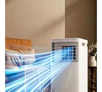 Aire acondicionado portátil de 8000/10000 BTU con calor y frío, sin unidad externa, unidad de aire acondicionado independiente, combo de ventilador deshumidificador