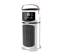 Aire acondicionado portátil de ahorro de energía con función de temporizador de ventilador deshumidificador automático decibelios bajo para uso en la oficina en casa blanco 29,5 x 15 x 15 cm