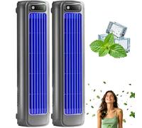 Aire acondicionado portátil de pared - AC móvil ultra silencioso con control remoto, temporizador de 8 horas, doble función de frío y calor para uso doméstico y oficina (diseño de 2 flores)