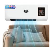Aire Acondicionado Portátil De Pared Ventilador - 2 En 1 Con Mando A Distancia,Climatizador Silencioso Y Eficiente Para Salón Cocina Dormitorio Garaje y