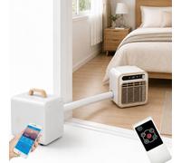 Aire acondicionado portátil dividido de 5100 BTU, unidad de aire acondicionado silenciosa for camping con WiFi y control remoto, temporizador de 12h, for tienda de campaña, vehículo recreativo,camión
