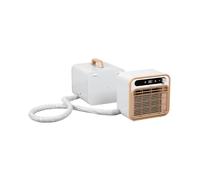 Aire acondicionado portátil dividido, unidad de CA de camping silencioso con WiFi y control remoto, temporizador 12H, flujo de aire 130m3/h, enfriador de aire ligero sin manguera para tienda de campañ