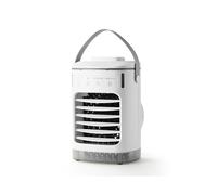 Aire Acondicionado Portátil, Enfriador de Aire Evaporativo con 4 Velocidades y Luz de 7 Colores, Ventilador de Escritorio para Dormitorio y Oficina.