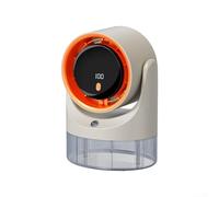 Aire acondicionado portátil, enfriador de aire personal con 100 velocidades, tanque de agua de 450 ml, tipo C para mini enfriador evaporativo de escritorio para dormitorio, oficina, campamento (blanco