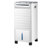 Aire acondicionado portátil enfriador evaporativo con 3 velocidades y 3 modos, oscilación de 60°, tanque de 5 litros, control remoto, no necesita manguera para habitación, oficina, camping