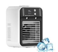 Aire Acondicionado PortáTil Glacier Breeze de 500 Ml, 2025, Miniaire Acondicionado Silencioso con 2 Velocidades Ajustables A 20°, Ideal Para El Hogar, Exteriores Y Espacios PequeñOs