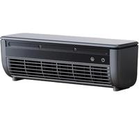 Aire acondicionado portátil inalámbrico con batería de 6000 mAh y carga inalámbrica, sin instalación, refrigeración silenciosa para RV, dormitorio, oficina, campamento (color: gris)