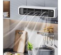 Aire acondicionado portátil - Mini unidad sin ventilación, aire acondicionado montado en la pared sin conductos con control remoto, ventilador silencioso de 3 velocidades para refrigeración del hogar