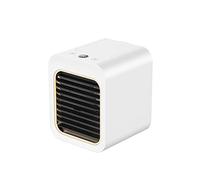 Aire Acondicionado portátil, Mini Ventilador de Aire Acondicionado portátil Recargable, atomizador de Viento silencioso de 3 velocidades, refrigeración para el hogar