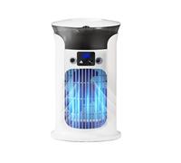 Aire acondicionado portátil, miniacondicionador de aire con depósito de agua de 800 ml, refrigeración por evaporación, aire acondicionado pequeño, portátil, sin manguera de escape, silencioso, color