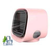 Aire acondicionado portátil, minienfriador personal, minienfriador evaporativo, ventilador portátil de 3 velocidades, minienfriador de aire, ventilador humidificador for el hogar, dormitorio y oficina