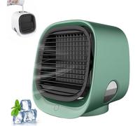 Aire acondicionado portátil, minienfriador personal, minienfriador evaporativo, ventilador portátil de 3 velocidades, minienfriador de aire, ventilador humidificador for el hogar, dormitorio y oficina
