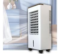 Aire Acondicionado Portátil, Miniventilador Silencioso 3 Velocidades Vapor Frío con Tanque Agua Modelo Mecánico/Control Remoto para Hogar Oficina