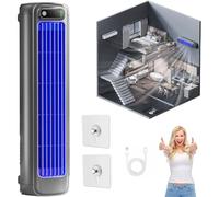 Aire Acondicionado PortáTil Outfany Cooling Ace, Nuevo Sherum Cooling Ace, Tres Velocidades de Viento, No Requiere InstalacióN, con Carga Usb Para Dormitorio, Oficina(01 Dark Gray)