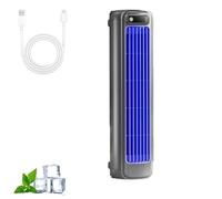 Aire Acondicionado Portátil Qinux Brizaac Imwing Cooling Ace, Ventilador Silencioso De Bajo Consumo Sherum Brezza AC, Aire Acondicionado Libiyi Cooling Ace, 3 Velocidades Y Pantalla(Gray)