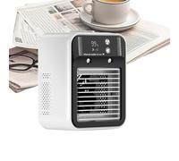 Aire acondicionado portátil Quiet Personal Cooler - 2 Wind Speeds Small Air Conditioner, for Home Bedroom Workplace Garage Desk Dorm