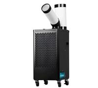 Aire Acondicionado Portatil Separación De Agua Caliente Y Fría Enfriador De Pantano De Resistencia Industrial El Conducto De Aire Se Puede Girar Y Estirar 220 V(40.5 * 43 * 85.5cm)