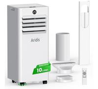Aire Acondicionado Portatil Silencioso - 9000BTU Climatizador sin Unidad Exterior, Enfriador Silencioso Bajo Consumo con Kit de Ventana, Pantalla LED, 4 Modos, Cobertura 33m2