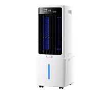 Aire Acondicionado Portatil Silencioso Enfriador de Aire Evaporativo Sin Tubo Exterior 10L Tanque Agua 3 Velocidades Viento Temporizador 1-12H Climatizador Evaporativo para Hogar Oficin