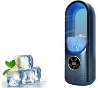 Aire acondicionado portátil silencioso sin aspas, ventilador personal y humidificador, mini ventilador USB, mini aire acondicionado personal, enfriador de aire, para el hogar, oficina, viajes